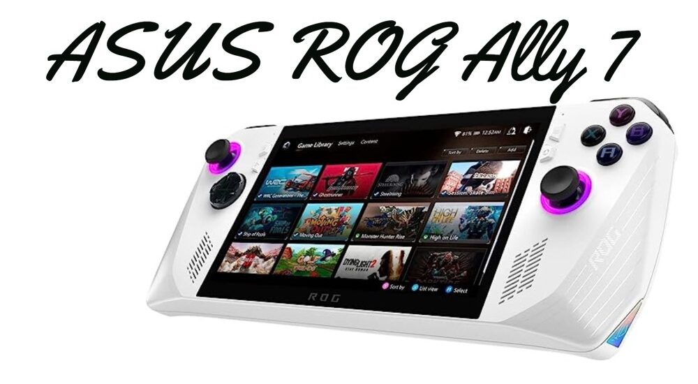 ASUS ROG Ally 7 120Hz Gaming Handheld - Processador AMD Z1 Extreme